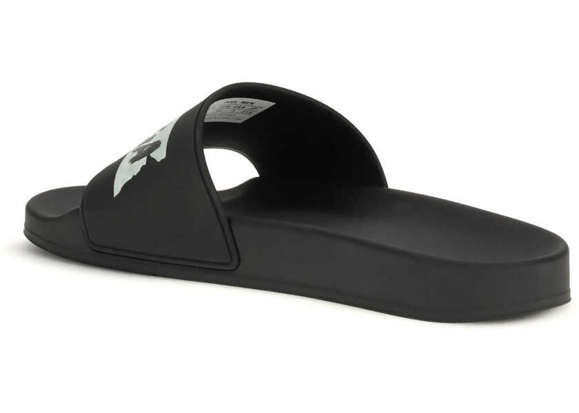 Sandale Balenciaga Slide Pool Slippers BLACK/L WHITE Barbati (BM 19706663) 3