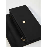 Genti tip postas Roger Vivier Dama - Genti tip postas Roger Vivier Satin Envelope Bag BLACK Femei (BM 19706726) - B-mall.ro