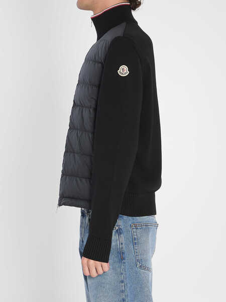 Cardigane Moncler Padded Cotton Cardigan BLACK Barbati (BM 19706741) 3
