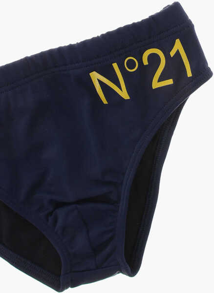 Chiloti N21 Kids Swimsuit Briefs With Printed Logo Blue Baieti (BM 19706771) 2