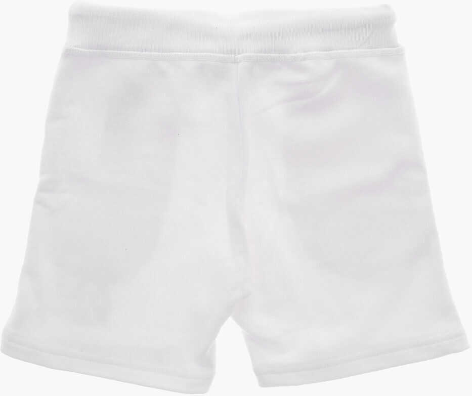 Pantaloni scurti DSQUARED2 Cotton Shorts With Drawstring White Baieti (BM 19706777) 3