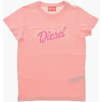 Tricouri Crew Neck Corsi T-Shirt With Printed Logo Baieti