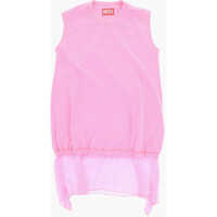 Rochii Cotton Drolletty Tee Dress With Ton On Ton Logo Fete