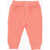 DSQUARED2 Brushed Cotton Joggers With Printed Logo Pink