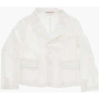 Sacouri Solid Color Stretch Cotton Blazer Baieti