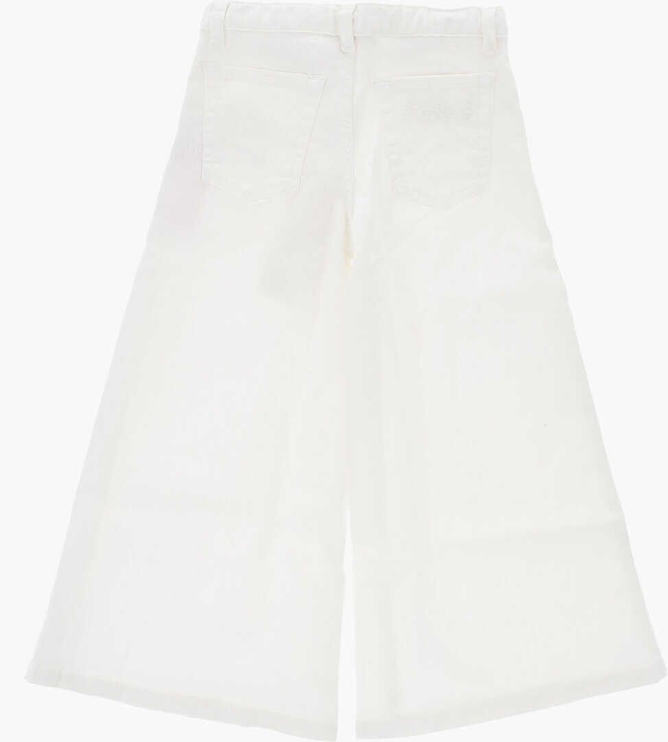 Blugi drepti Marni Wide Leg Stretch Denim Jeans White Baieti (BM 19706834) 3