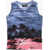 DSQUARED2 Printed Cotton Palm Tank Top Multicolor