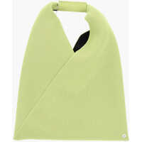 Genti de mana Mm6 Technical Fabric Small Japanese Handbag With Leather Det Femei