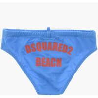 Slipi DSQUARED2 pentru Baieti - Chiloti DSQUARED2 Swimsuit Briefs With Printed Logo Light Blue Baieti (BM 19706849) - B-mall.ro