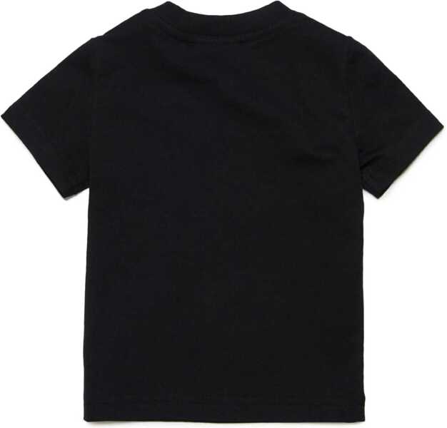 Tricouri DSQUARED2 Crew Neck Relax Cotton T-Shirt Black Baieti (BM 19706867) 2