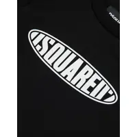Tricouri DSQUARED2 pentru Baieti - Tricouri DSQUARED2 Crew Neck Relax Cotton T-Shirt Black Baieti (BM 19706867) - B-mall.ro