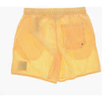 Bermude N&deg;21 Kids pentru Baieti - Bermude N21 Kids Awning Striped Nylon Swimshorts Yellow Baieti (BM 19706870) - B-mall.ro