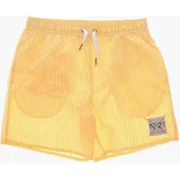 Bermude Awning Striped Nylon Swimshorts Baieti