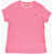 Diesel Solid Color Tled Crew-Neck T-Shirt With Glitter Detailing Pink