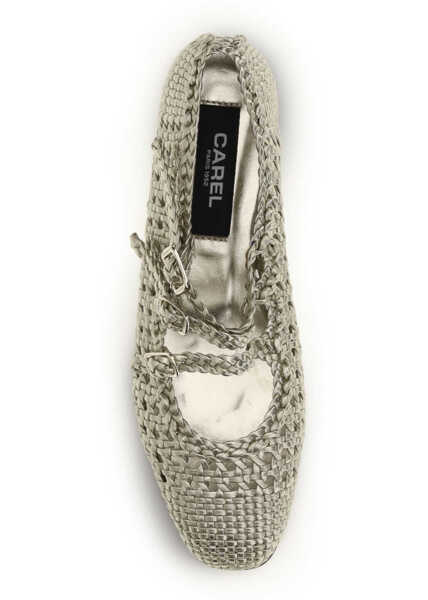 Balerini CAREL PARIS Ariana Ballerinas PLATINUM Femei (BM 19706960) 4