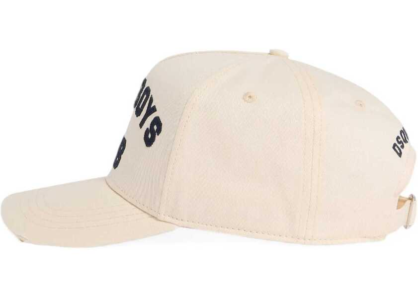 Sepci DSQUARED2 College Baseball Hat AVORIO Barbati (BM 19706978) 4