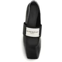Balerini Dama - Balerini Givenchy Leather Sliced Square Ballerinas BLACK Femei (BM 19706990) - B-mall.ro