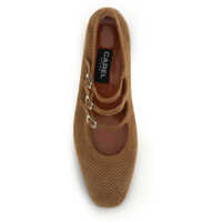 Pantofi cu toc Dama - Pantofi cu toc CAREL PARIS Ariana suede Ballerinas TAN Femei (BM 19706996) - B-mall.ro