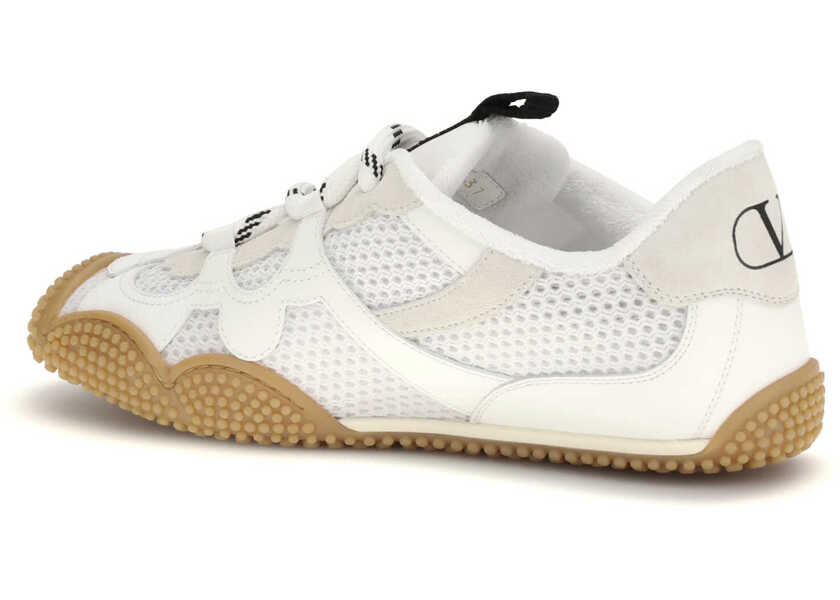Sneakers Valentino Garavani Amphibia Sneakers BIANCO/BIA-TRASP/BIA/BIA/NERO/MI Femei (BM 19707011) 3