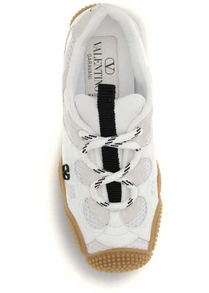 Sneakers Valentino Garavani Amphibia Sneakers BIANCO/BIA-TRASP/BIA/BIA/NERO/MI Femei (BM 19707011) 4