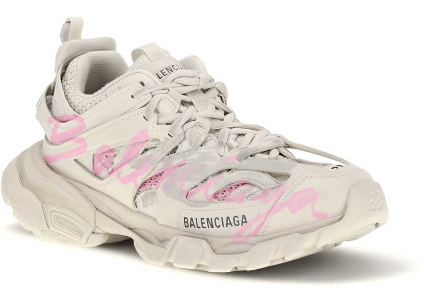Sneakers Balenciaga Track Signature Sneakers WHITE / BLACK Femei (BM 19707020) 2