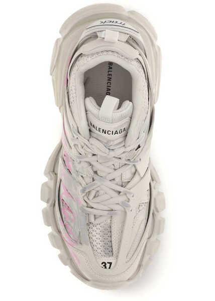 Sneakers Balenciaga Track Signature Sneakers WHITE / BLACK Femei (BM 19707020) 4