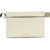 JACQUEMUS Rond Carr&eacute; Clutch Bag LIGHT IVORY