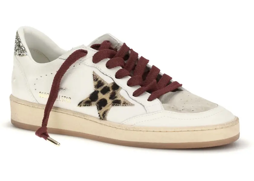 Sneakers Golden Goose Ball Star Sneakers WHITE/GREY/HORSY/PLATINUM Femei (BM 19707029) 2