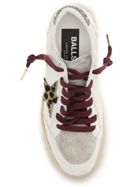 Sneakers Golden Goose Ball Star Sneakers WHITE/GREY/HORSY/PLATINUM Femei (BM 19707029) 4