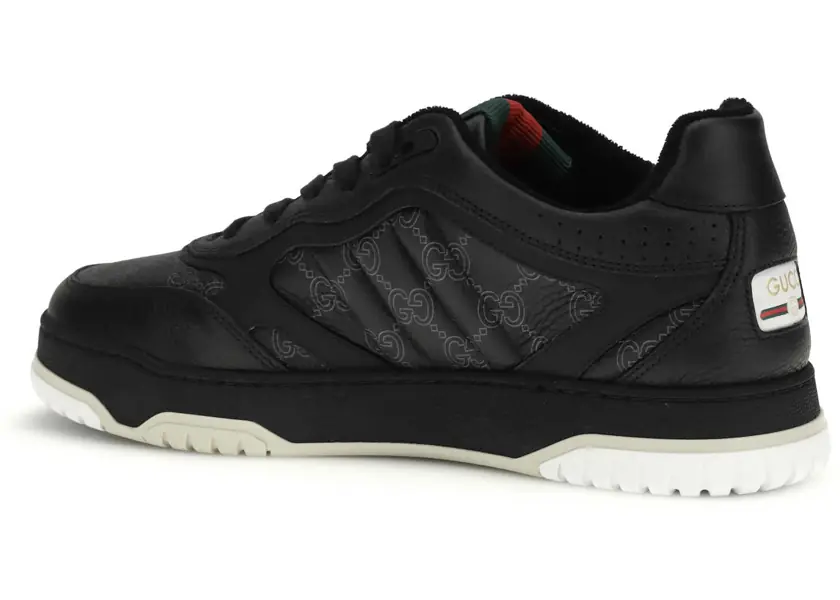 Sneakers Gucci M RE-WEB SNEAKER GG LEATHER BL/BL-DG/BL/BL/VRV/B Barbati (BM 19707041) 3