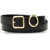 JACQUEMUS Small leather Regalo Belt BLACK