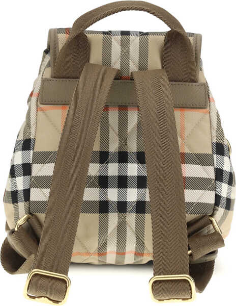 Rucsacuri Burberry Horseshoe mini Backpack SAND Femei (BM 19707080) 2