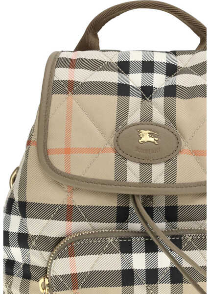 Rucsacuri Burberry Horseshoe mini Backpack SAND Femei (BM 19707080) 3