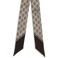 Esarfe Dama - Esarfe Gucci Printed silk Scarf CAMEL/LIGHT BROWN Femei (BM 19707086) - B-mall.ro