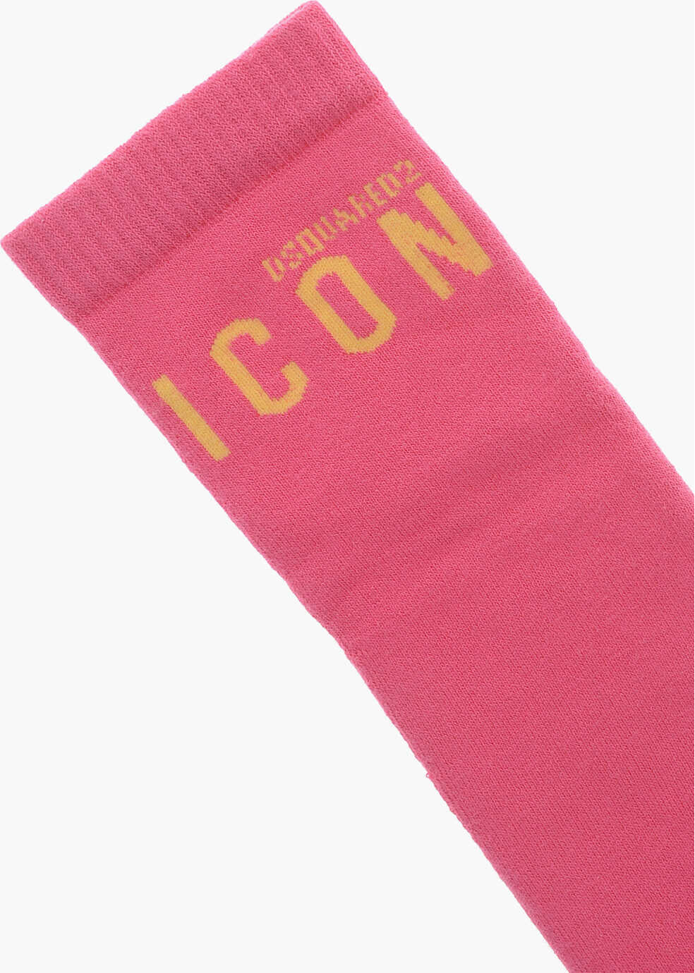 Sosete DSQUARED2 Icon Long Socks With Contrasting Monogram Pink Fete (BM 19707173) 2