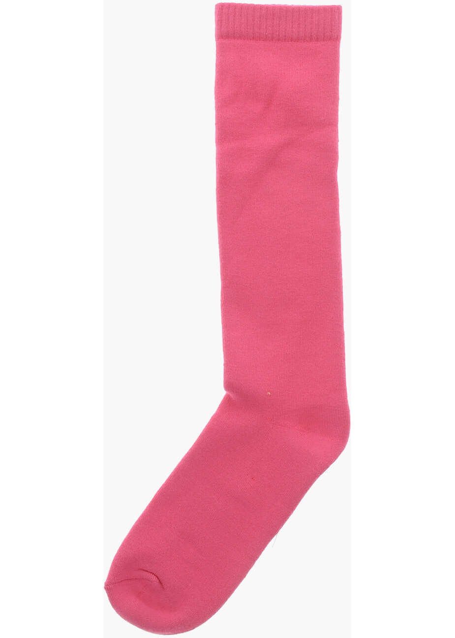 Sosete DSQUARED2 Icon Long Socks With Contrasting Monogram Pink Fete (BM 19707173) 3