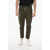 DSQUARED2 Lightweight Cotton 5-Pockets Pants With Elastic Waistband Military Green