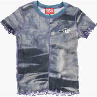 Tricouri Acid-Wash Effect Ribbed Twain Crew-Neck T-Shirt Baieti