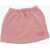 Diesel Drawstringed Grinar Jersey Skirt With Lurex Embroidery Pink