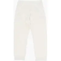 Pantaloni de trening Diesel pentru Baieti - Pantaloni de trening Diesel Brushed Cotton Pbolong Joggers With Neon Logo White Baieti (BM 19707194) - B-mall.ro