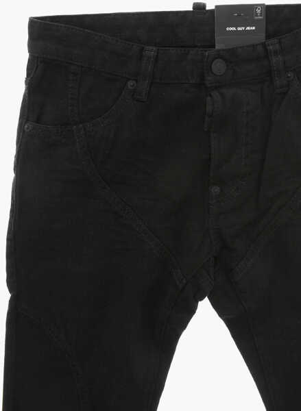 Blugi drepti DSQUARED2 Icon Dark Washed Cool Guy Jeans Black Baieti (BM 19707197) 2