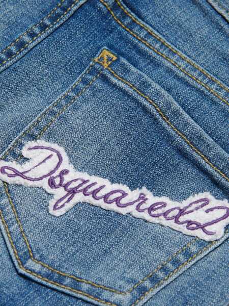 Fuste DSQUARED2 Denim Skirt With 4 Pockets Blue Fete (BM 19707203) 3