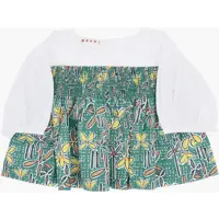 Bluze Short-Sleeve Floral Patterned Blouse Fete