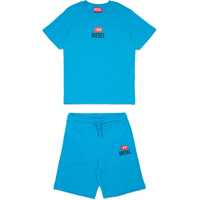 Tricouri Crew Neck Cotton T-Shirt With Printed Logo Baieti