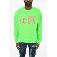 Bluze de trening Icon Solid Color Crew-Neck Sweatshirt With Contrasting Logo Barbati