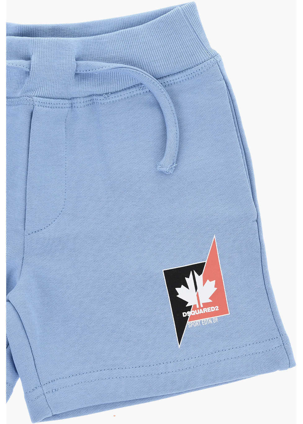 Pantaloni scurti DSQUARED2 Two-Pocket Shorts With Printed Logo Blue Baieti (BM 19707248) 2