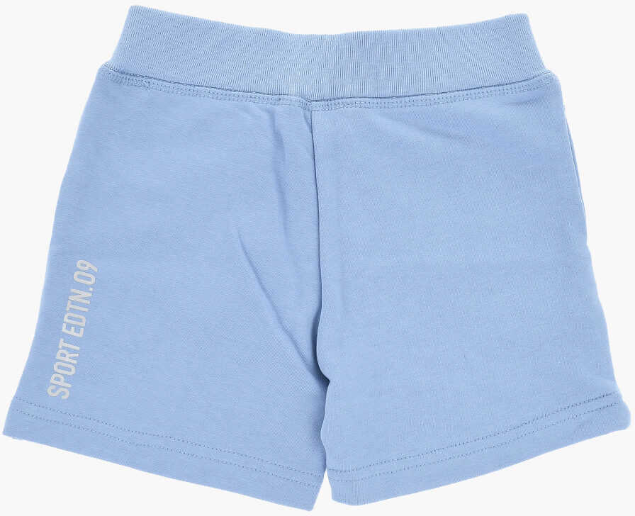 Pantaloni scurti DSQUARED2 Two-Pocket Shorts With Printed Logo Blue Baieti (BM 19707248) 3
