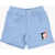 DSQUARED2 Two-Pocket Shorts With Printed Logo Blue