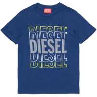 Tricouri Crew Neck Chese Cotton T-Shirt With Printed Logo Baieti