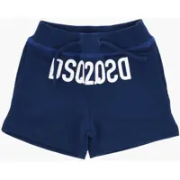 Pantaloni scurti Brushed Cotton Shorts With Printed Logo Baieti